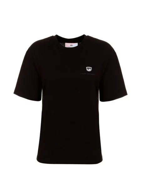 Tricou Chiara Ferragni cu broderie negru
