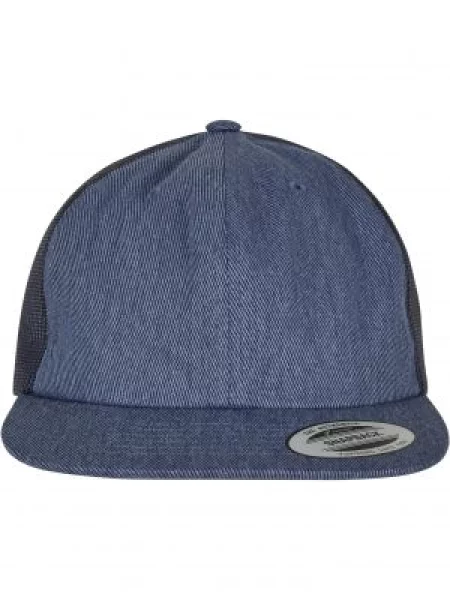 Flexfit Kapa Denim Trucker moder denim / bela modra