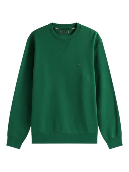 Φούτερ Tommy Hilfiger με στρογγυλή λαιμόκοψη πράσινο