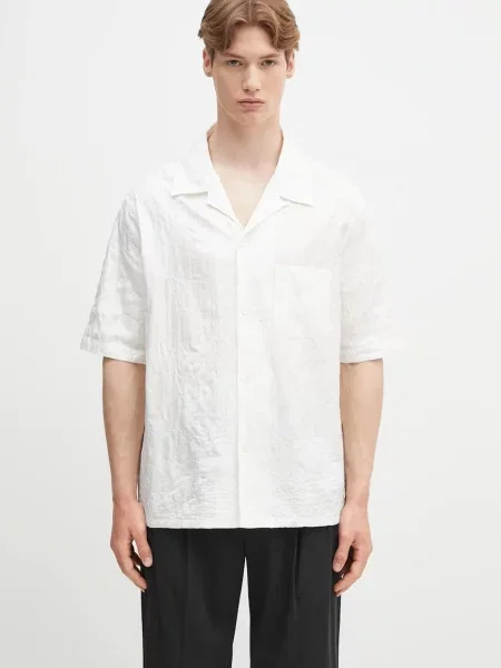 Сорочка Our Legacy Heusen relaxed класичний комір білий