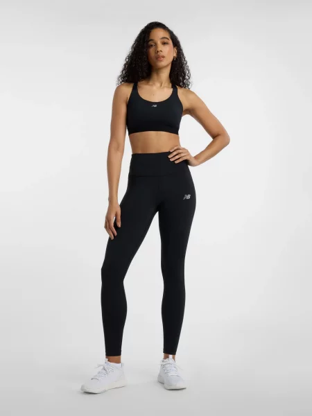 Спортивный топ New Balance черный