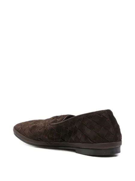 Semišové loafers Henderson Baracco hnědé