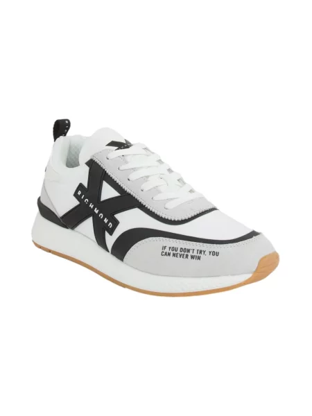 Sneakersy John Richmond skórzane białe