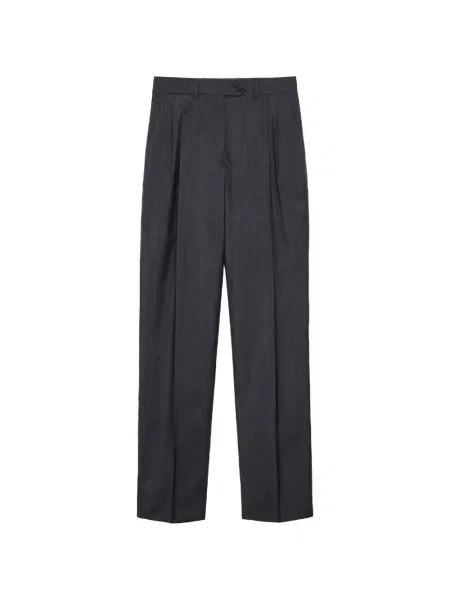 Pantaloni Prada de mohair gri