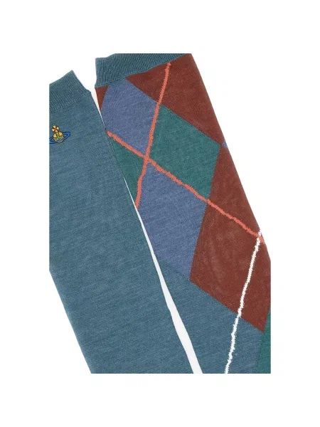 Skarpety Vivienne Westwood z wzorem argyle zielone