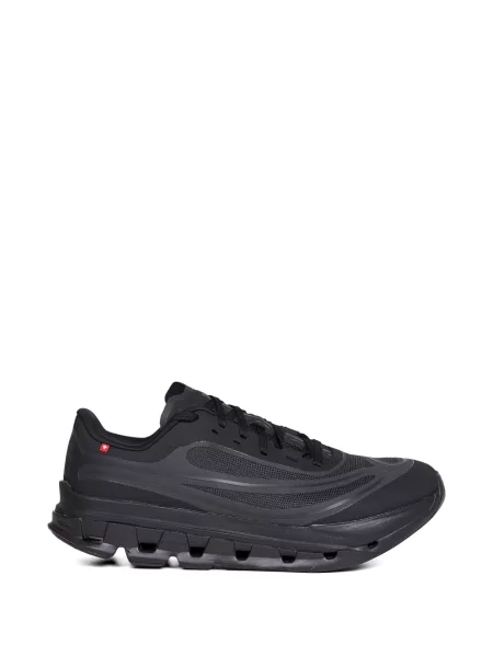 Sneakerși On cu șireturi din dantelă cu autograf negru