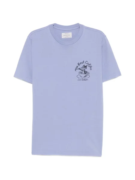 Tricou Bowery cu imagine violet