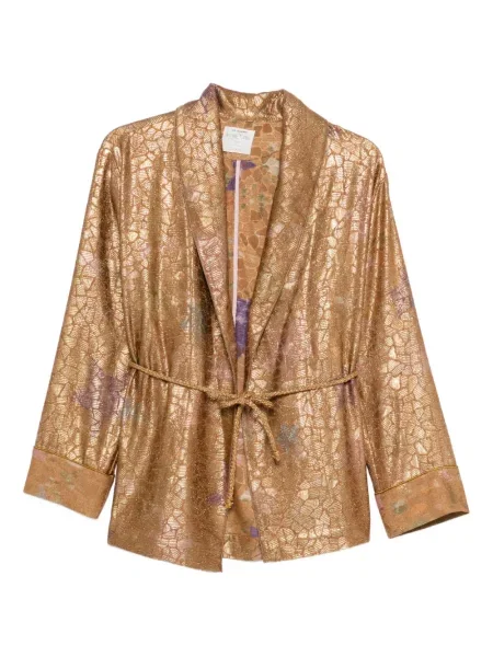 Geacă Forte_forte cu model floral cu imagine cu legături