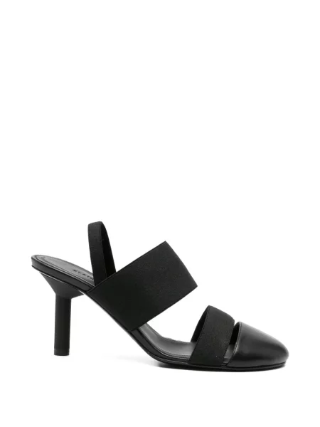 Pantofi cu toc Alainpaul slingback cu bretele negru