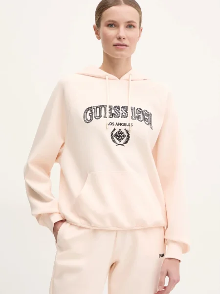 Guess Суитшърт Екрю бежово