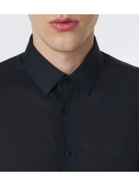 Košeľa Giorgio Armani modrá