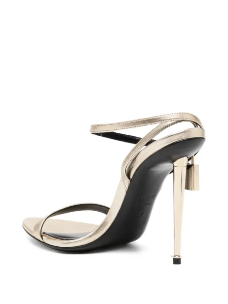 Sandale Tom Ford din piele auriu