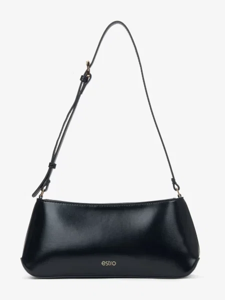 Кожаная сумка Estro черная