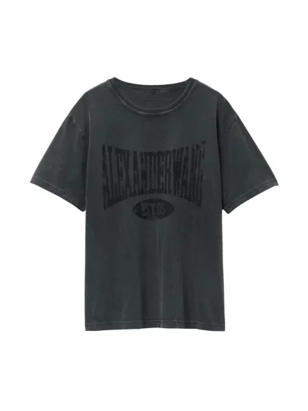 Koszulka Alexander Wang z logo czarna