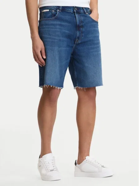 Calvin Klein Jeans Pantaloni scurți de blugi albastru