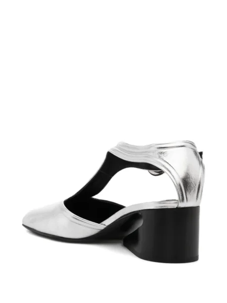 Kožne salonke Jil Sander siva