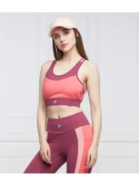 Cropped sportfelső Fila lila