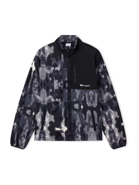 Champion Jachetă fleece gri / gri bazalt / gri deschis negru