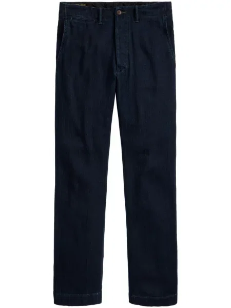 Pantaloni Ralph Lauren Rrl albastru