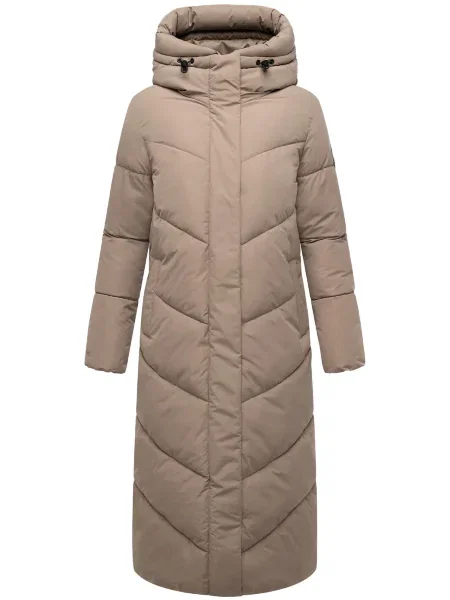 MARIKOO Palton de iarnă taupe gri