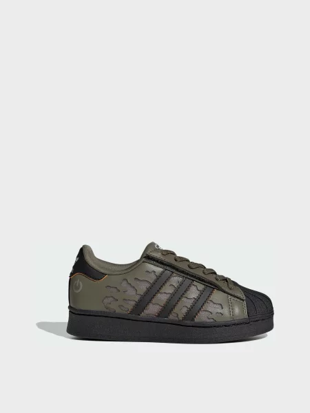 Детские кеды Adidas зеленые