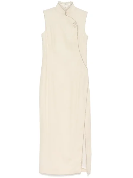 Rochie Shiatzy Chen fără mâneci alb