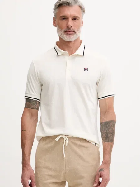 Tricou polo Fila bej