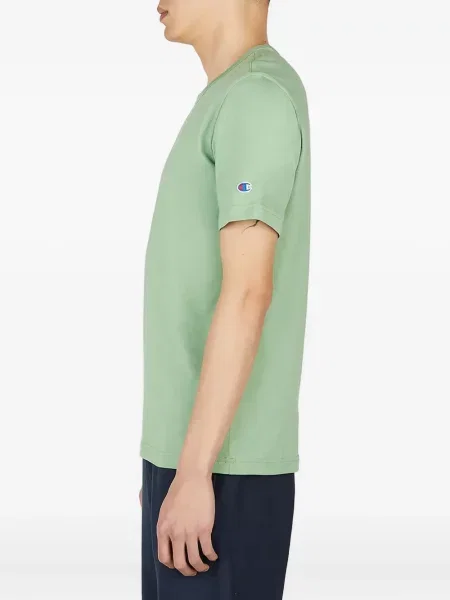 Tricou Champion cu broderie verde