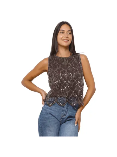 Top La Modeuse maro
