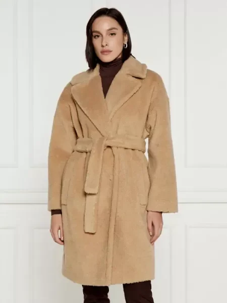 Weekend MaxMara De lână palton EMMY bej