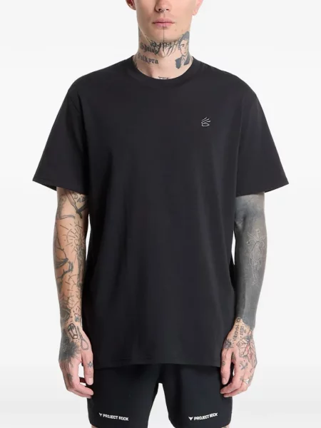 Tricou Under Armour cu broderie negru