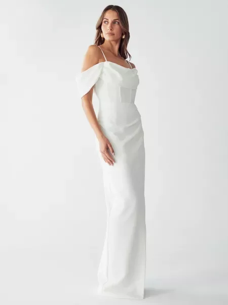 BWLDR Rochie AMALIAH' alb