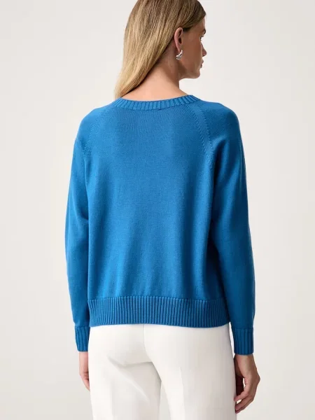 MM by Max Mara női gyapjú pulóver MMLVIRGOLA kék