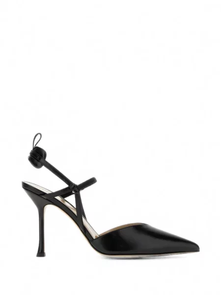 Pantofi cu toc Fendi din piele negru