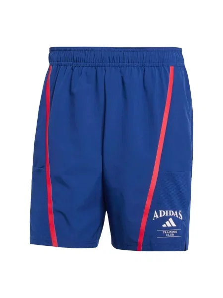 ADIDAS PERFORMANCE Pantaloni sport Designed Fot Training Legacy albastru gențiană / roșu rodie alb