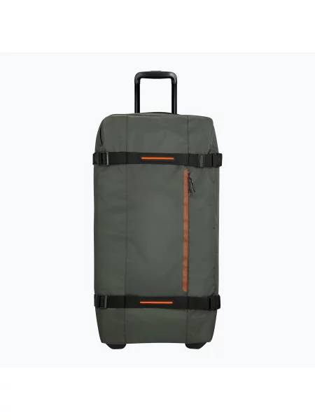Walizka podróżna American Tourister Urban Track l dark khaki zielona