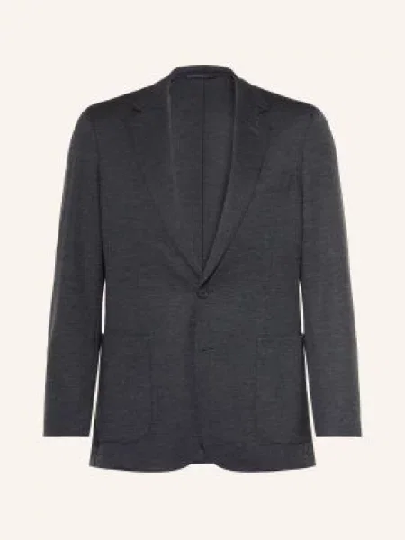 Boss Marynarka Garniturowa Beckham O Kroju Slim Fit Wykonana Z Dżerseju grau szara