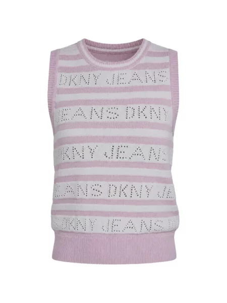 Top Dkny tricotate roz