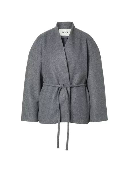 VERO MODA Geacă de primăvară-toamnă AWSIJINA amestecat gri