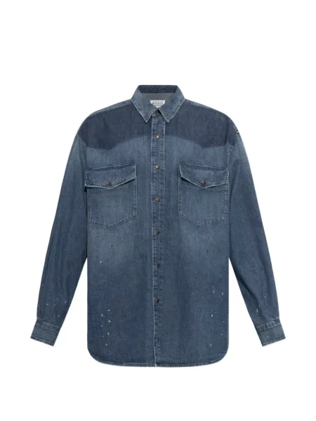 Cămașă de blugi Maison Margiela albastru