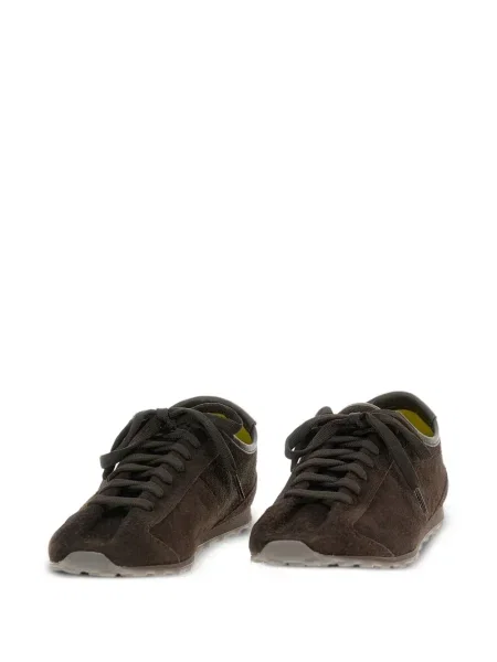 Sneakerși Jacquemus din piele de căprioară tenis maro