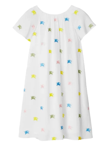Sukienka mini dziecięca Burberry biała