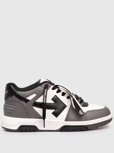 Шкіряні кросівки Out Of Office Off-white сірі