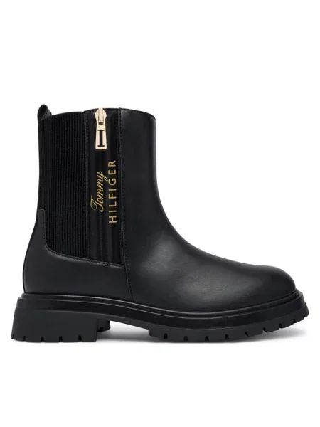 Botki Tommy Hilfiger czarne