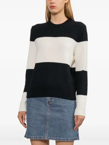 Pulover A.p.c. cu broderie albastru