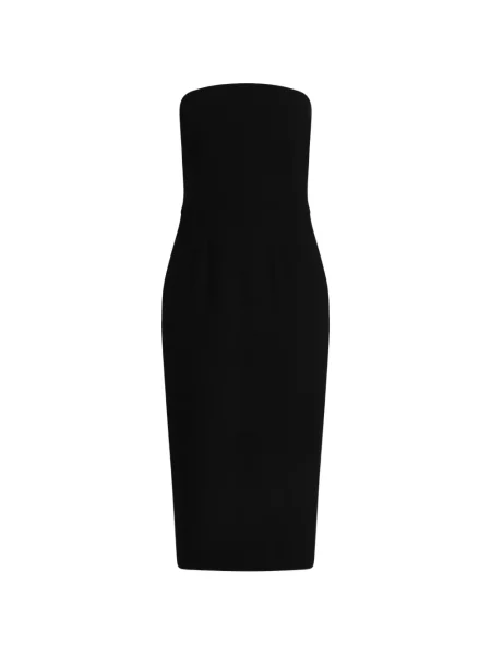 Rochie midi Dolce & Gabbana de lână negru