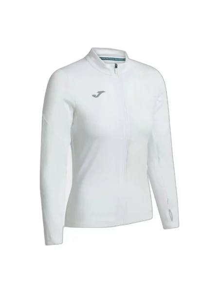Kurtka z długim rękawem full zip Joma R-Night biała