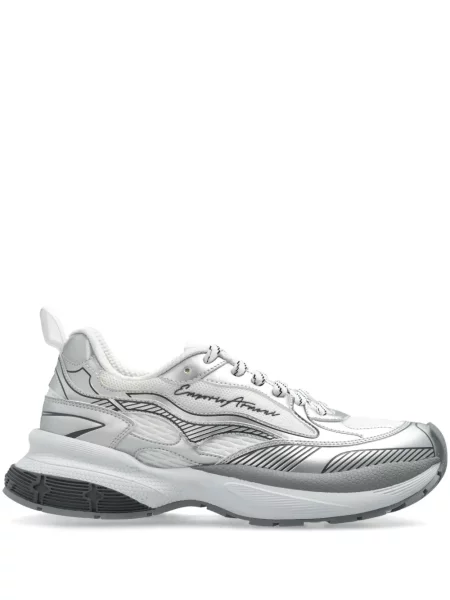 Sneakerși Emporio Armani alb