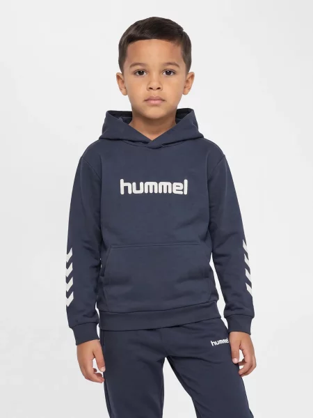 Regularny polar z kapturem dla dzieci Hummel niebieska