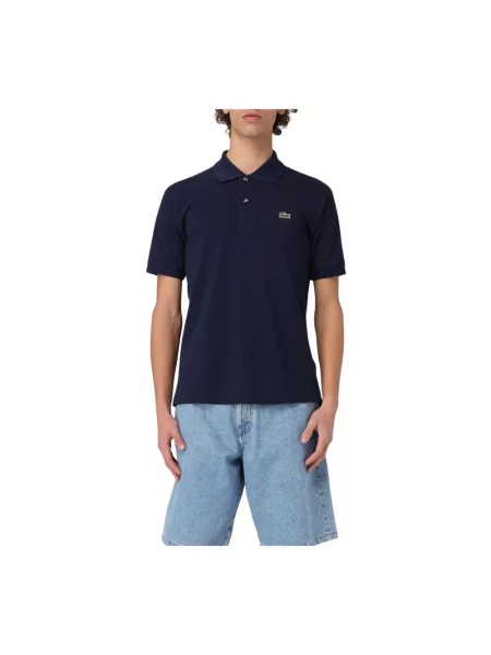 Koszulka polo Lacoste w miejskim stylu niebieska